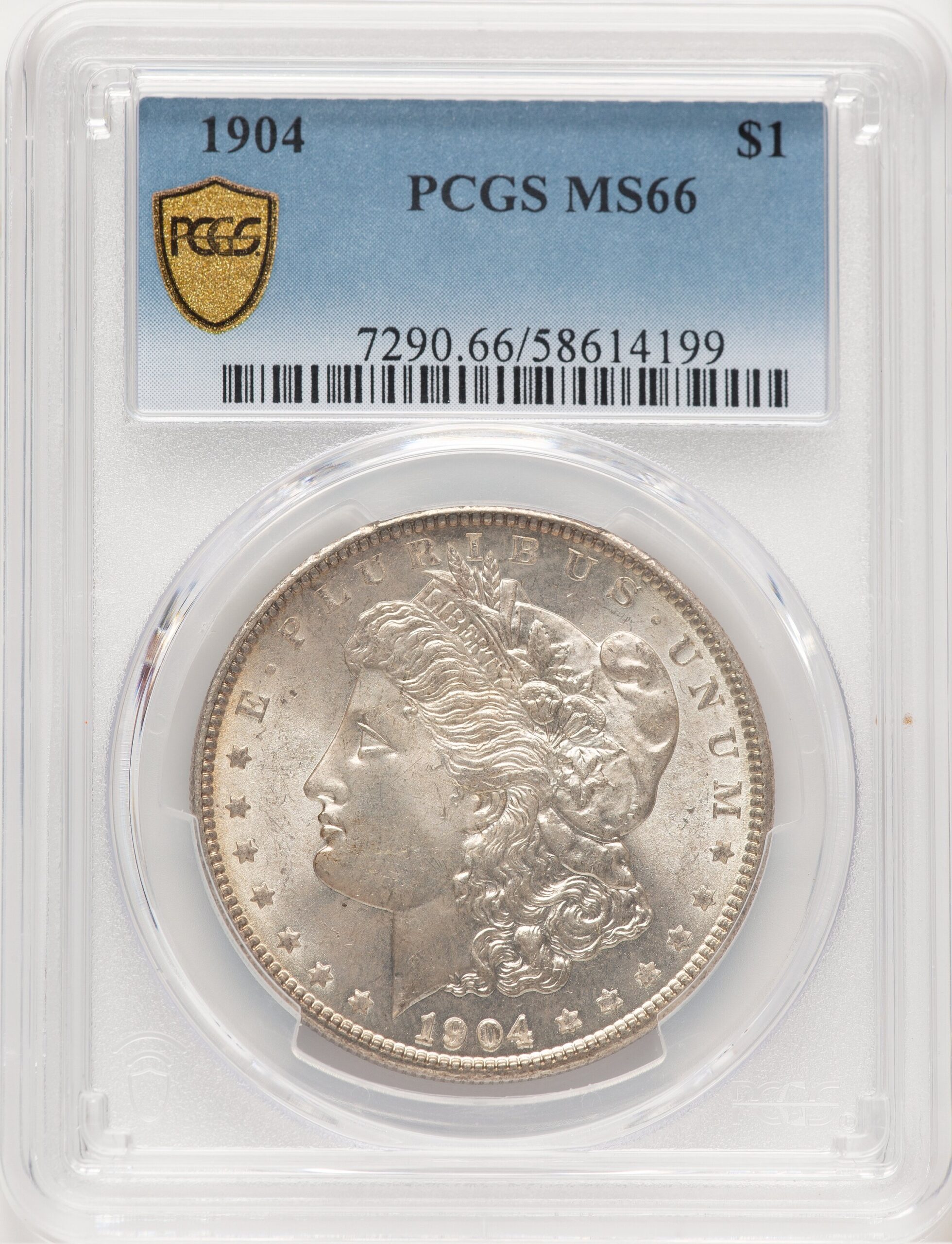 1904 Morgan Dollar PCGS MS66 (777159007) 1904 Morgan Dollar PCGS MS66 (777159007)