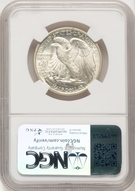 1917 50C Walking Liberty Half Dollar NGC MS64