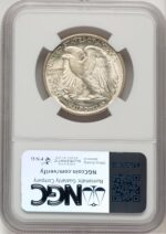 1917-D 50C OBVERSE Walking Liberty Half Dollar NGC MS65
