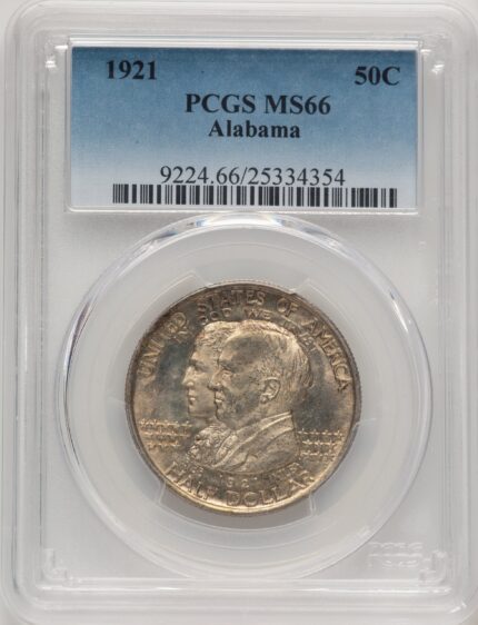 1921 50C Alabama Commemorative Silver PCGS MS66 (778275001)