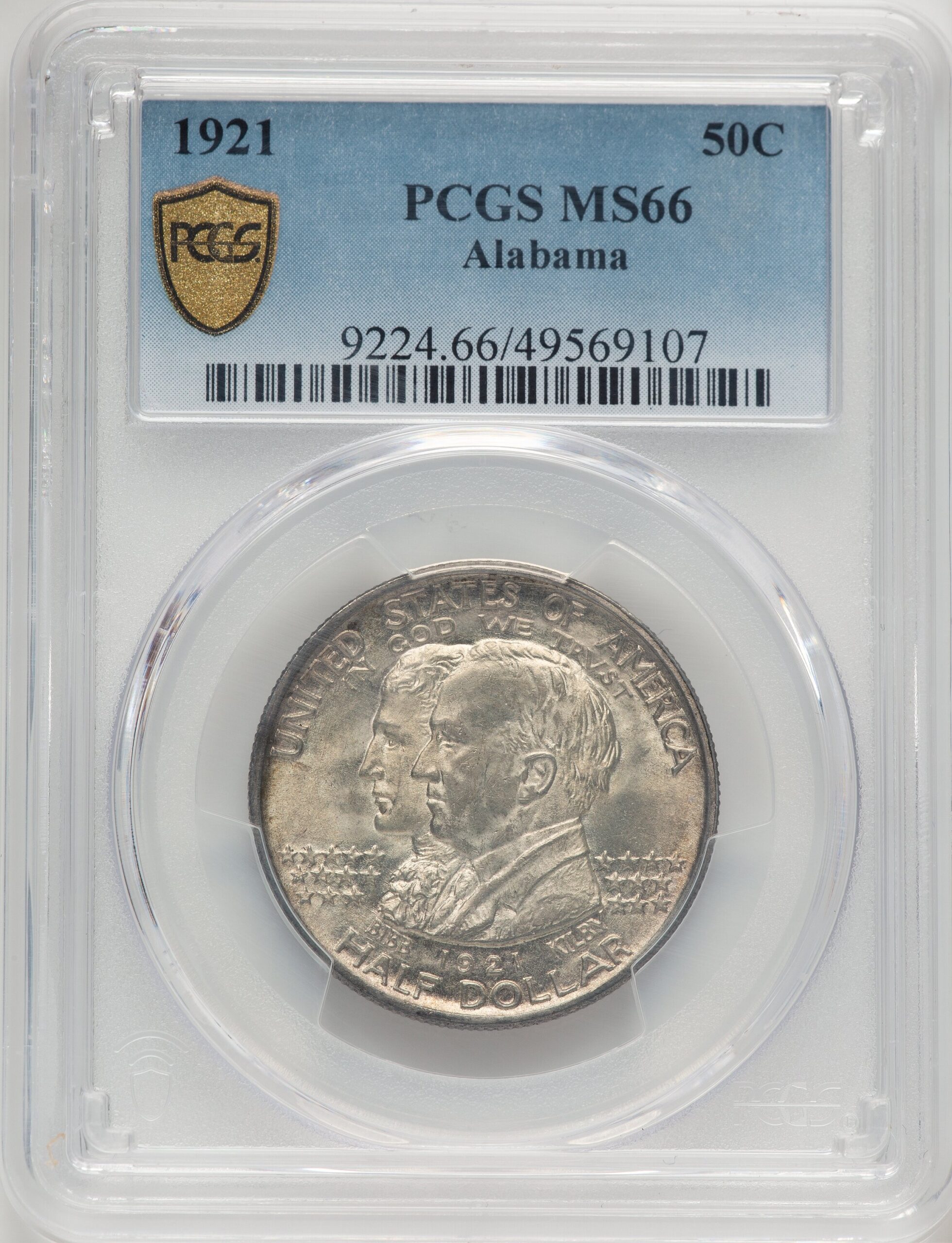 1921 50C Alabama Commemorative Silver PCGS MS66 (778275002) 1921 50C Alabama Commemorative Silver PCGS MS66 (778275002)