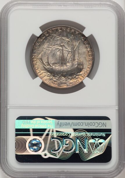 1921 50C Pilgrim Commemorative Silver NGC MS67 (773878010)