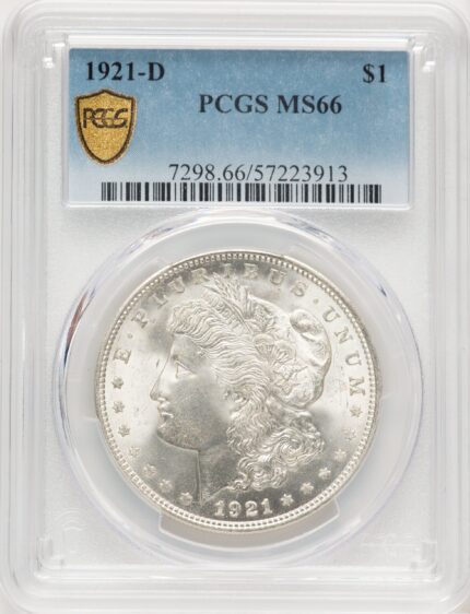 1921-D Morgan Dollar PCGS MS66 (507374009)