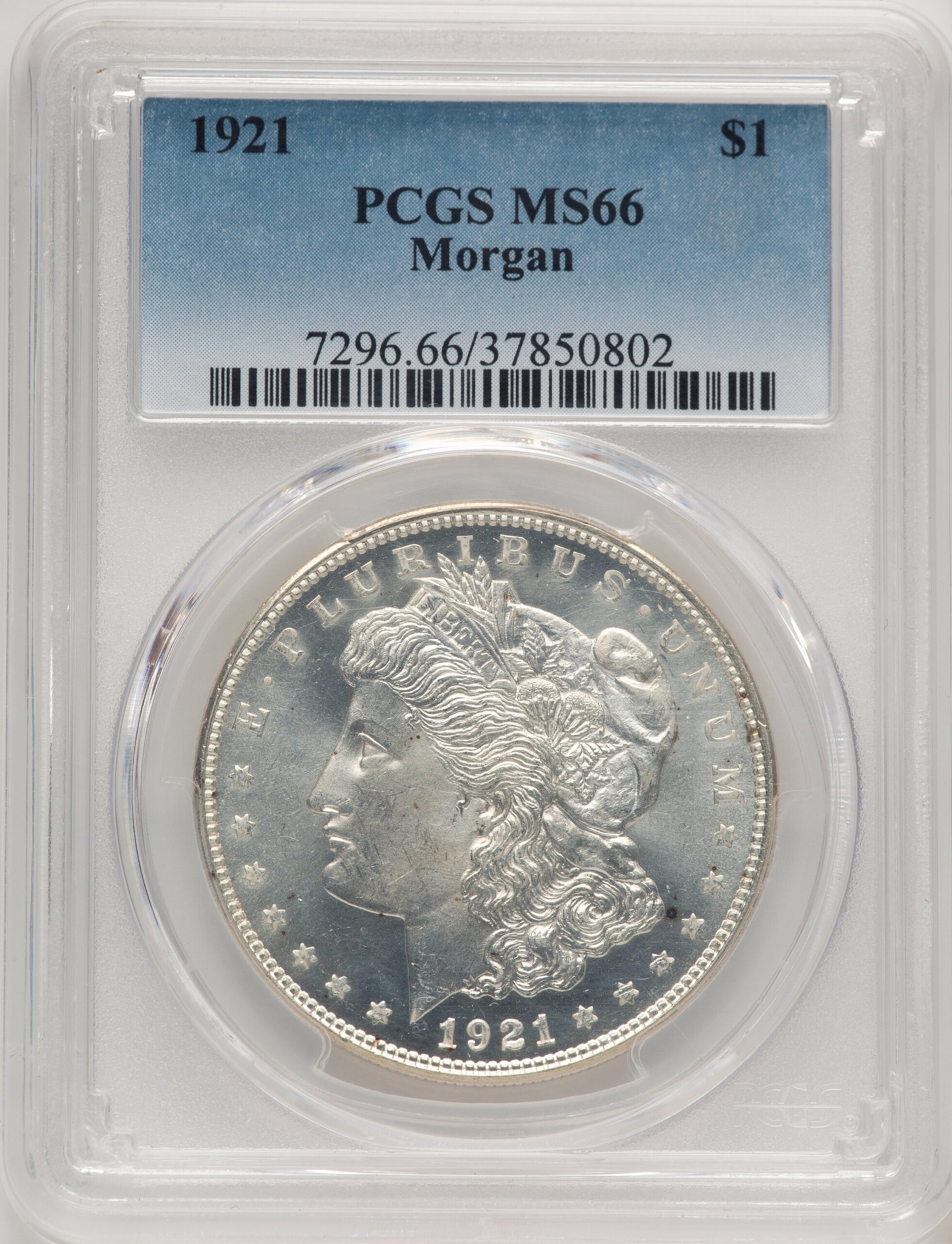 1921 Morgan Morgan Dollar PCGS MS66 (521316007) 1921 Morgan Morgan Dollar PCGS MS66 (521316007)