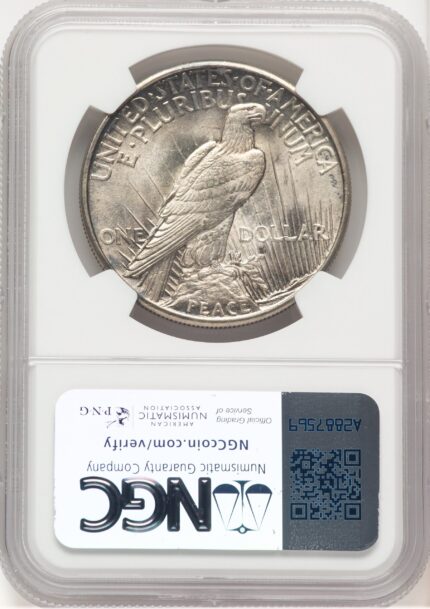 1921 Peace Dollar NGC MS63 (775875032)