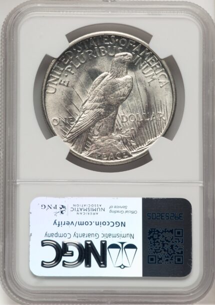 1921 Peace Dollar NGC MS64 (777985020)
