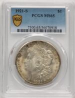 1921-S Morgan Dollar PCGS MS65 (521316025)
