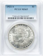 1921-S Morgan Dollar PCGS MS65 (779778021)