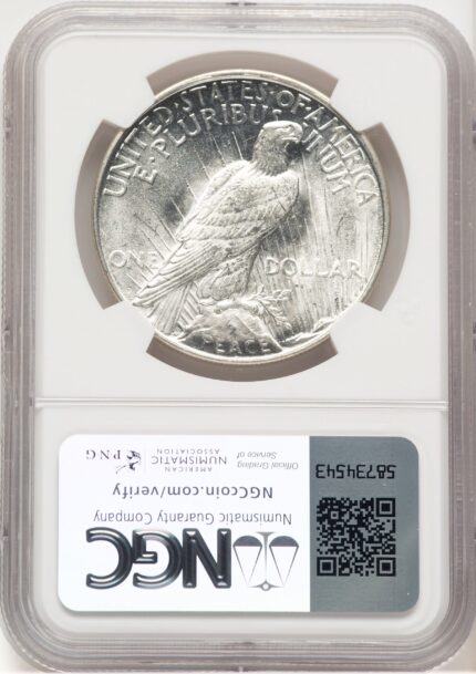 1922-D Peace Dollar NGC MS66 (766125014)