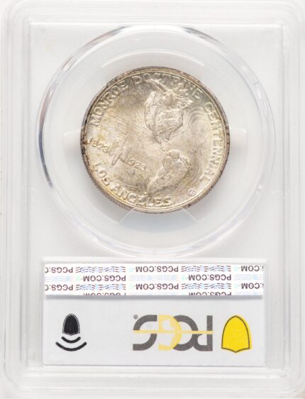 1923-S 50C Monroe Commemorative Silver PCGS MS66+