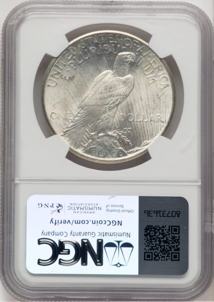 1925 Peace Dollar NGC MS66+ (507436021)