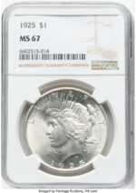 1925 Peace Dollar NGC MS67 (779822008)