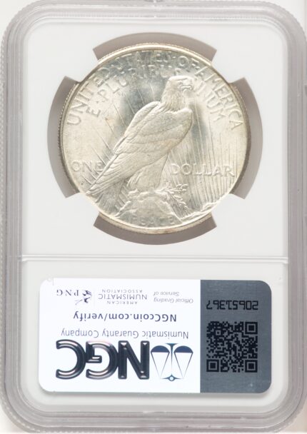 1925-S Peace Dollar NGC MS65 (777392001)