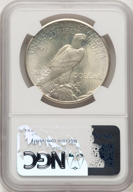 1926 Peace Dollar NGC MS66
