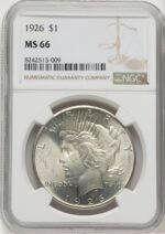 1926 Peace Dollar NGC MS66