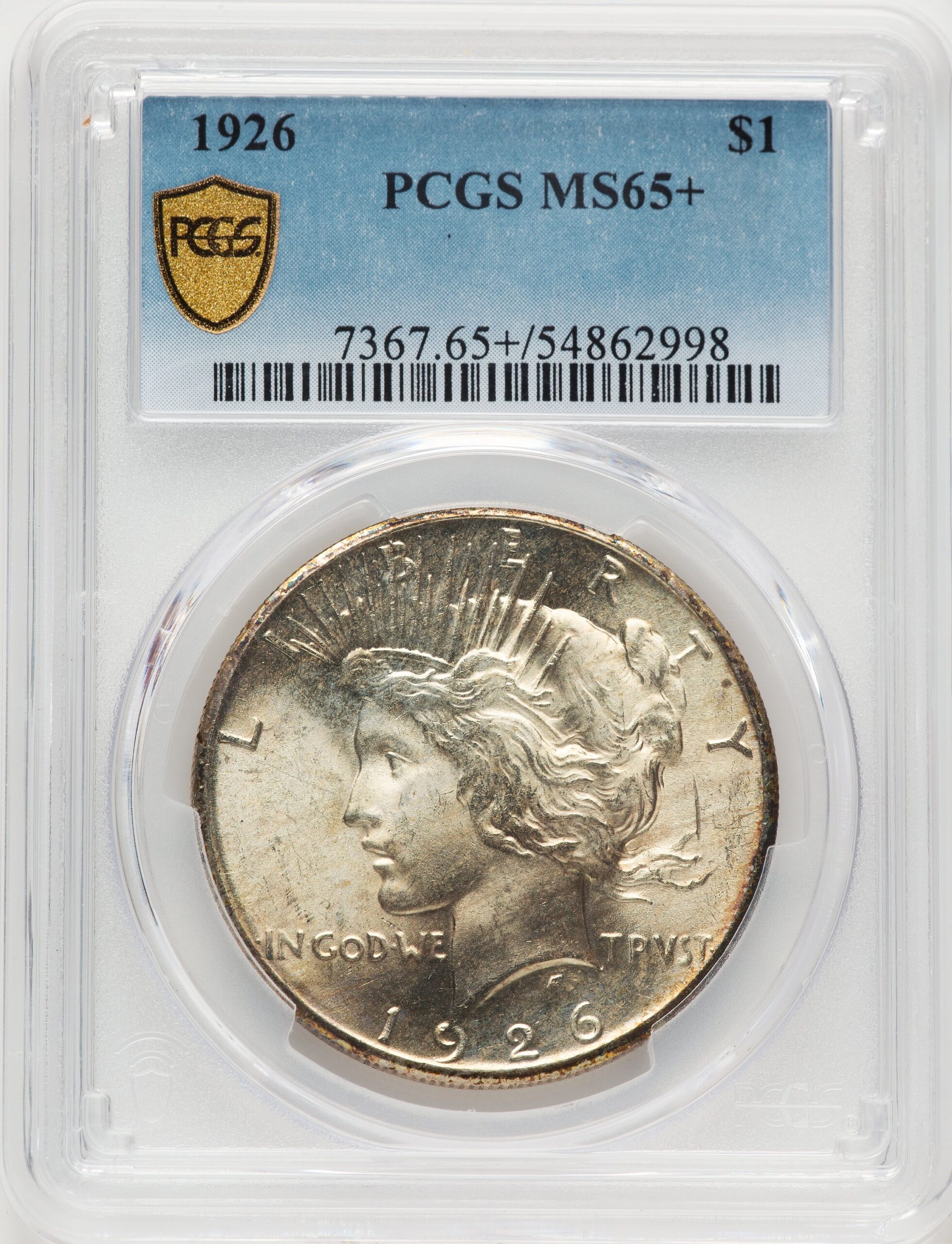 1926 Peace Dollar PCGS MS65+ 1926 Peace Dollar PCGS MS65+