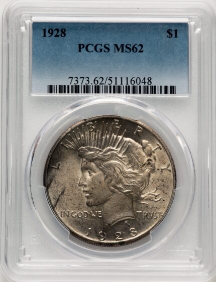 1928 Peace Dollar PCGS MS62 (777986040)