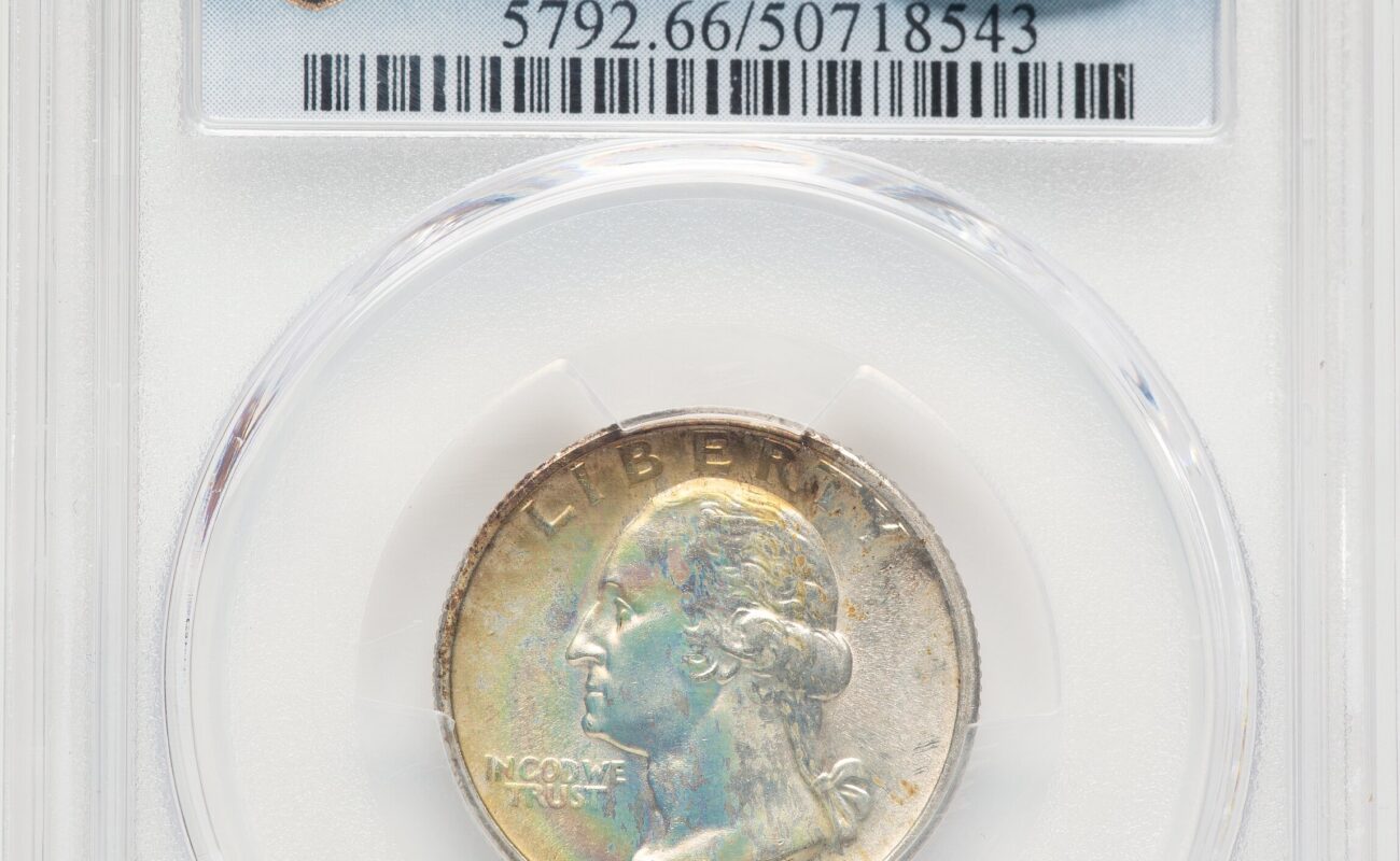 1932-S 25C CAC Washington Quarter PCGS MS66