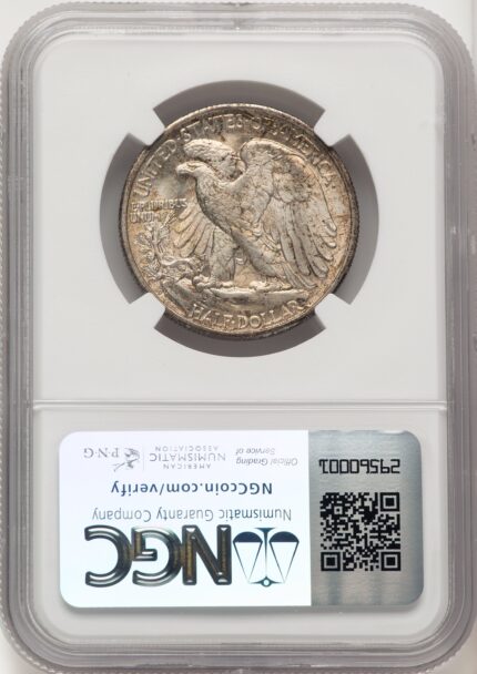 1936-D 50C Walking Liberty Half Dollar NGC MS66+ (520180009)
