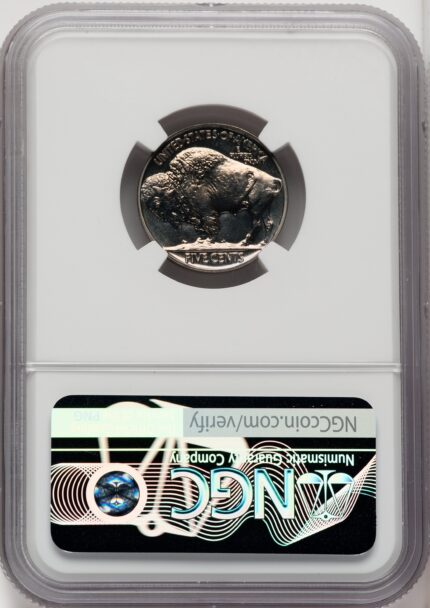 1937 5C Kenneth Bressett Red Book Proof Buffalo Nickel NGC PR68