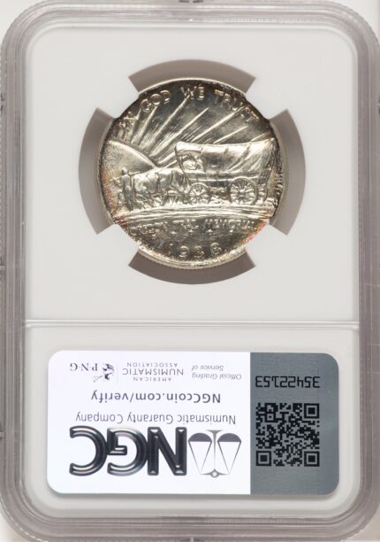 1938-D 50C Oregon Commemorative Silver NGC MS68 (777043001)