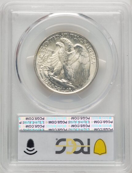 1939 50C CAC Walking Liberty Half Dollar PCGS MS67