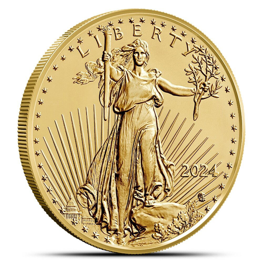 2024 1/10 oz American Gold Eagle Coin BU 2024 1/10 oz American Gold Eagle Coin BU