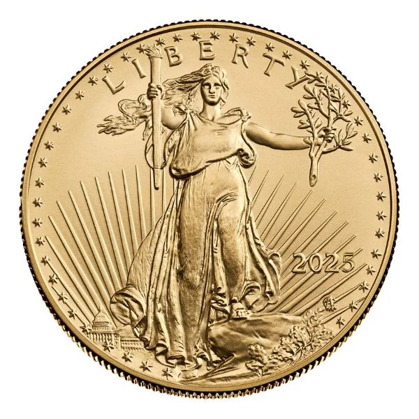 2025 1/2 oz American Gold Eagle Coin BU 2025 1/2 oz American Gold Eagle Coin BU