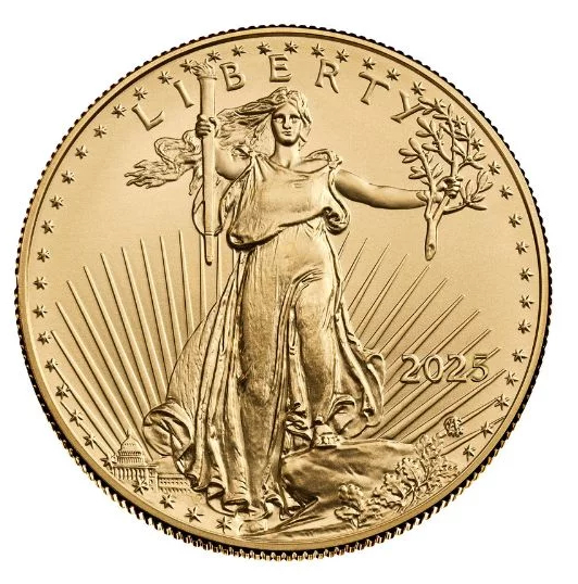 2025 1/4 oz American Gold Eagle Coin BU 2025 1/4 oz American Gold Eagle Coin BU