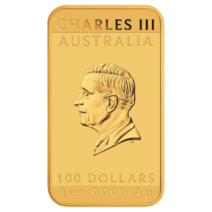 2025 1 oz Gold Perth Mint Dragon Rectangular Coin