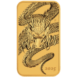 2025 1 oz Gold Perth Mint Dragon Rectangular Coin