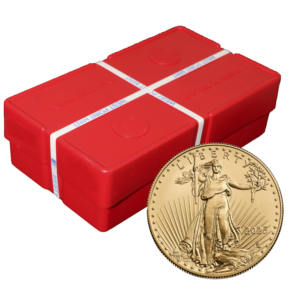 2025 - 500 OZ Mint Sealed Box American Gold Eagles 2025 - 500 OZ Mint Sealed Box American Gold Eagles