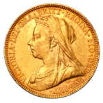 Old Queen Victoria Great Britain Gold Sovereign Coin
