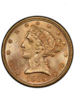 Pre-33 $5 Liberty Gold Eagle Coin AU Grade